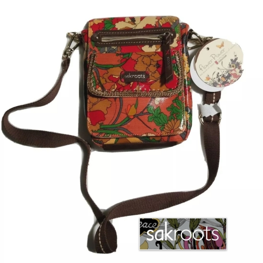 Sakroots Artist Circle Apricot Crossbody